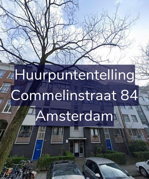 Foto gevel Huurpuntentelling voor Commelinstraat 84, Amsterdam