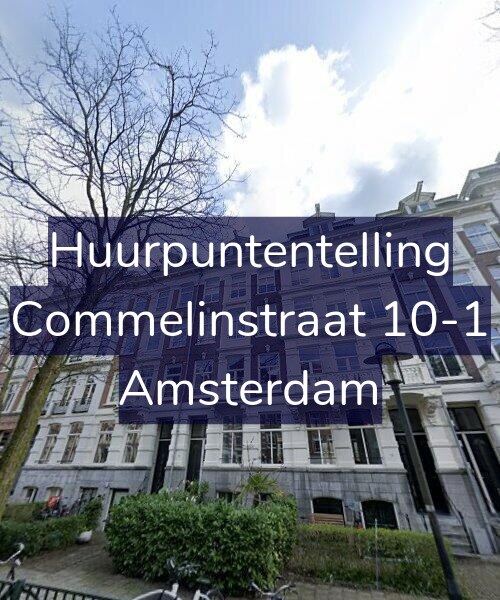 Foto gevel Huurpuntentelling voor Commelinstraat 10-1, Amsterdam
