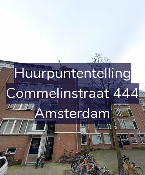 Foto gevel Huurpuntentelling voor Commelinstraat 444, Amsterdam