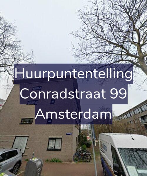 Foto gevel Huurpuntentelling voor Conradstraat 99, Amsterdam