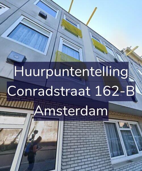 Foto gevel Huurpuntentelling voor Conradstraat 162-B, Amsterdam