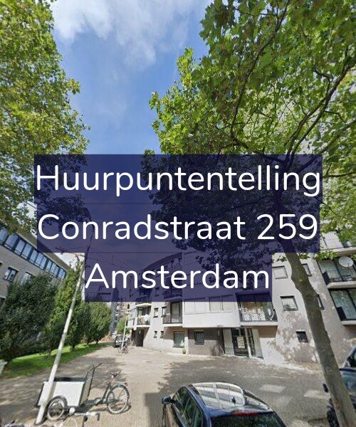 Foto gevel Huurpuntentelling voor Conradstraat 259, Amsterdam