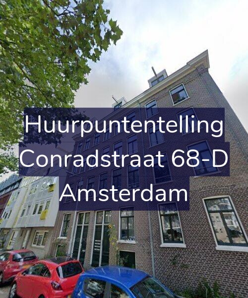Foto gevel Huurpuntentelling voor Conradstraat 68-D, Amsterdam