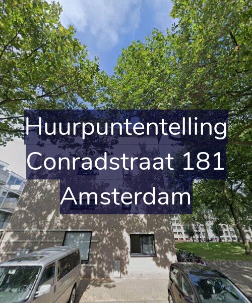 Foto gevel Huurpuntentelling voor Conradstraat 181, Amsterdam