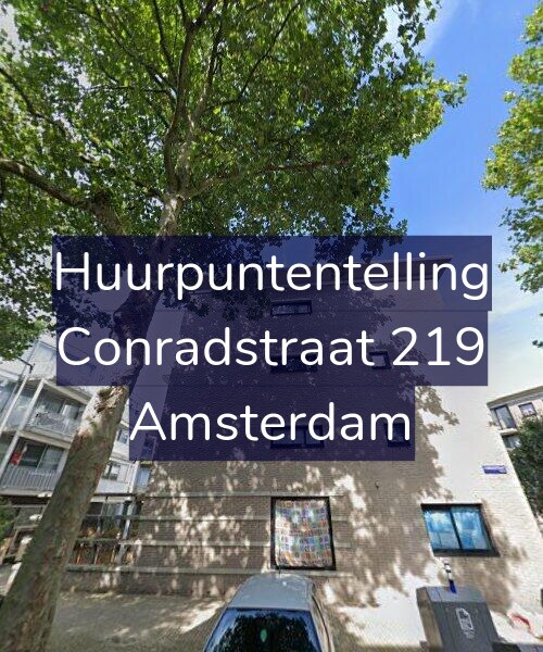 Foto gevel Huurpuntentelling voor Conradstraat 219, Amsterdam
