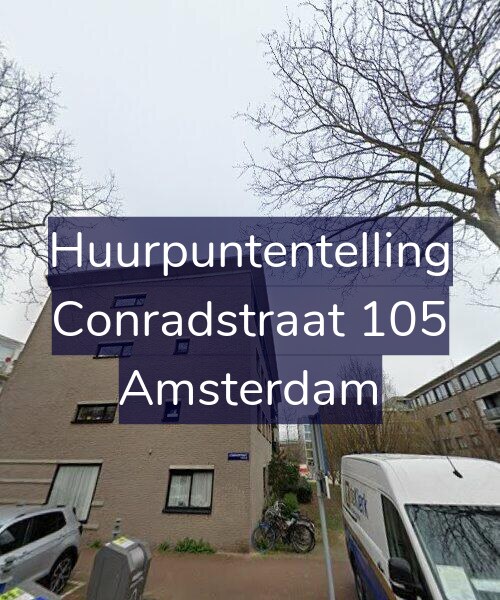 Foto gevel Huurpuntentelling voor Conradstraat 105, Amsterdam