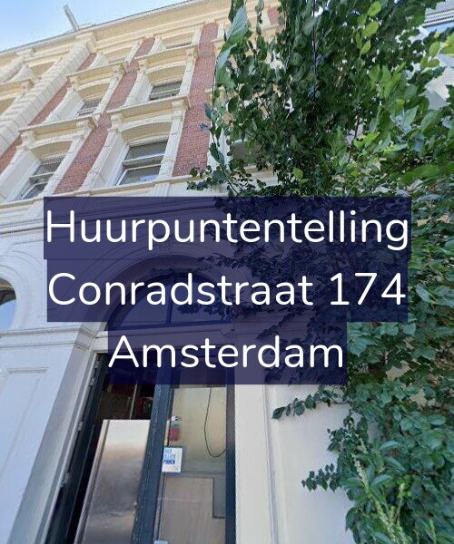 Foto gevel Huurpuntentelling voor Conradstraat 174, Amsterdam