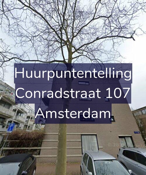 Foto gevel Huurpuntentelling voor Conradstraat 107, Amsterdam