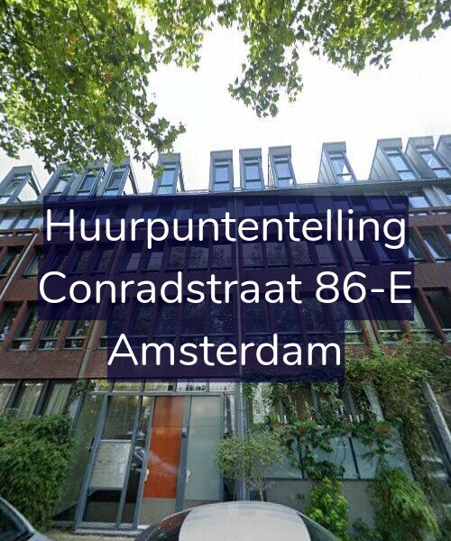 Foto gevel Huurpuntentelling voor Conradstraat 86-E, Amsterdam