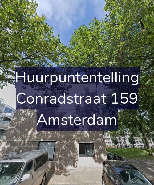 Foto gevel Huurpuntentelling voor Conradstraat 159, Amsterdam
