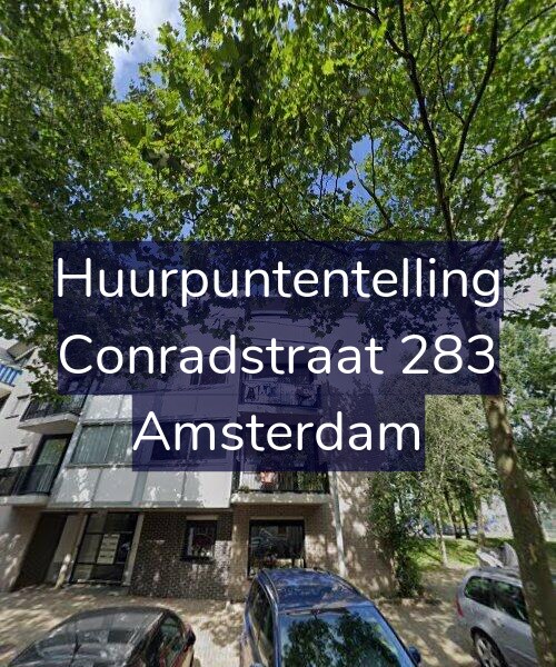 Foto gevel Huurpuntentelling voor Conradstraat 283, Amsterdam
