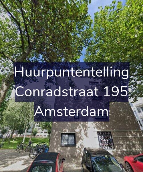 Foto gevel Huurpuntentelling voor Conradstraat 195, Amsterdam