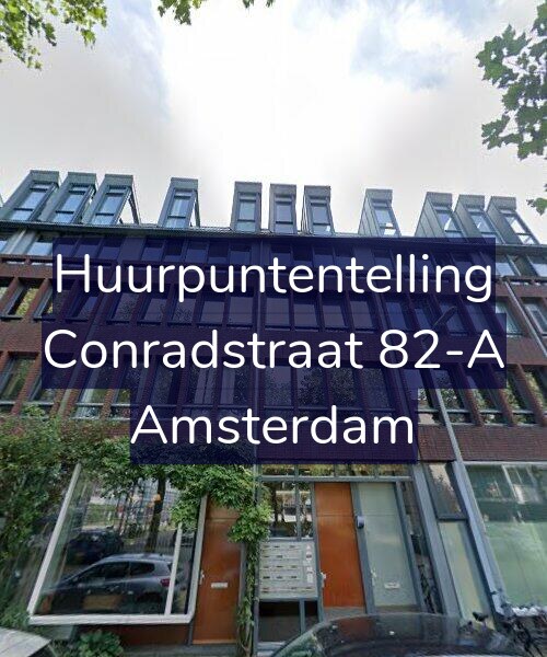 Foto gevel Huurpuntentelling voor Conradstraat 82-A, Amsterdam