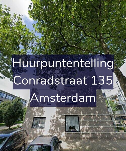Foto gevel Huurpuntentelling voor Conradstraat 135, Amsterdam