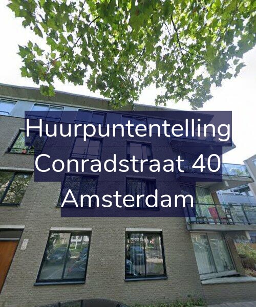 Foto gevel Huurpuntentelling voor Conradstraat 40, Amsterdam