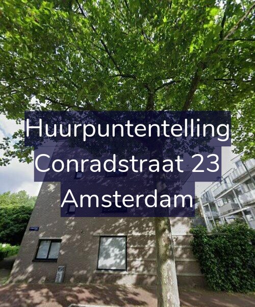 Foto gevel Huurpuntentelling voor Conradstraat 23, Amsterdam