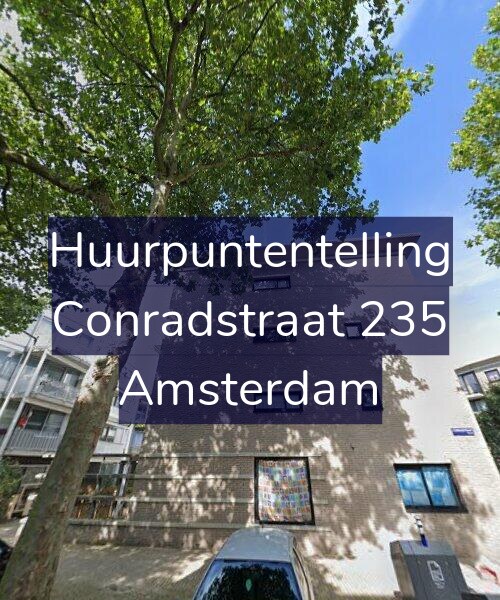 Foto gevel Huurpuntentelling voor Conradstraat 235, Amsterdam