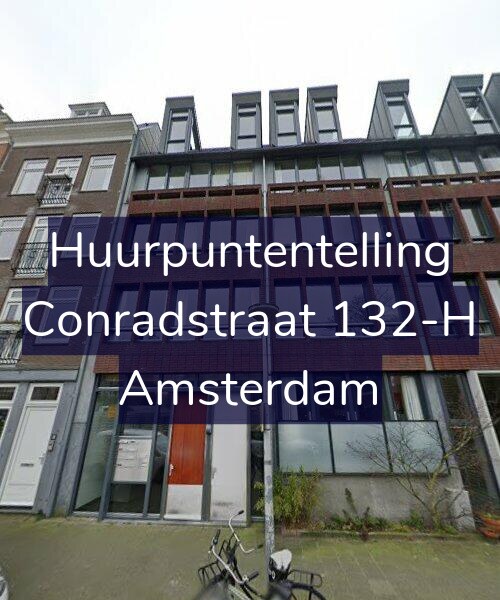 Foto gevel Huurpuntentelling voor Conradstraat 132-H, Amsterdam
