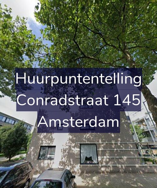 Foto gevel Huurpuntentelling voor Conradstraat 145, Amsterdam