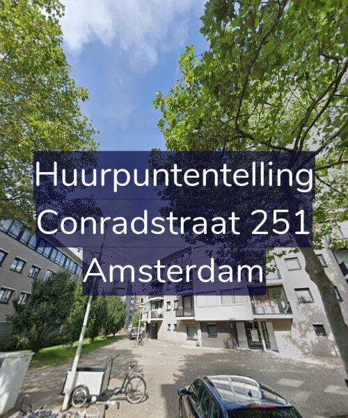 Foto gevel Huurpuntentelling voor Conradstraat 251, Amsterdam