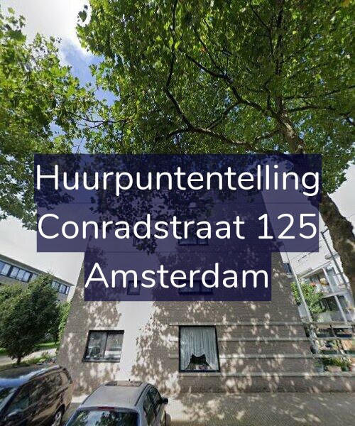 Foto gevel Huurpuntentelling voor Conradstraat 125, Amsterdam