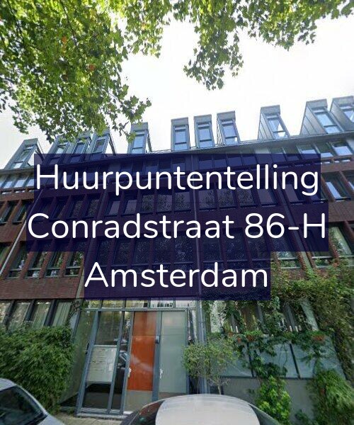 Foto gevel Huurpuntentelling voor Conradstraat 86-H, Amsterdam