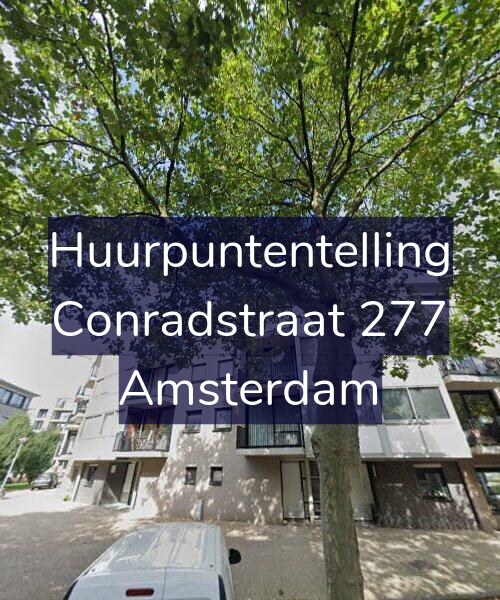 Foto gevel Huurpuntentelling voor Conradstraat 277, Amsterdam