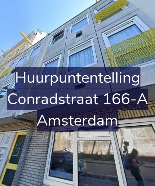Foto gevel Huurpuntentelling voor Conradstraat 166-A, Amsterdam