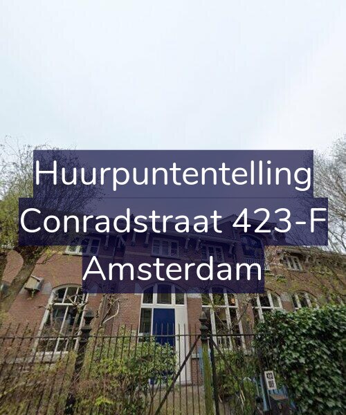 Foto gevel Huurpuntentelling voor Conradstraat 423-F, Amsterdam
