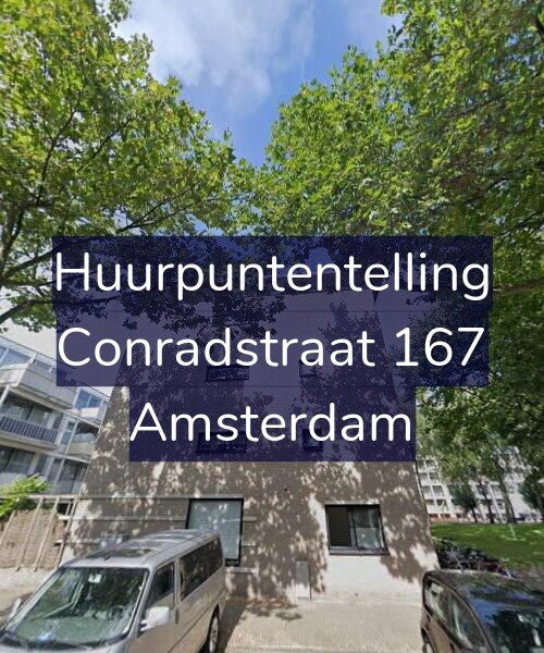 Foto gevel Huurpuntentelling voor Conradstraat 167, Amsterdam