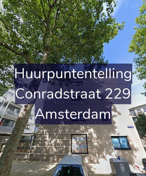 Foto gevel Huurpuntentelling voor Conradstraat 229, Amsterdam