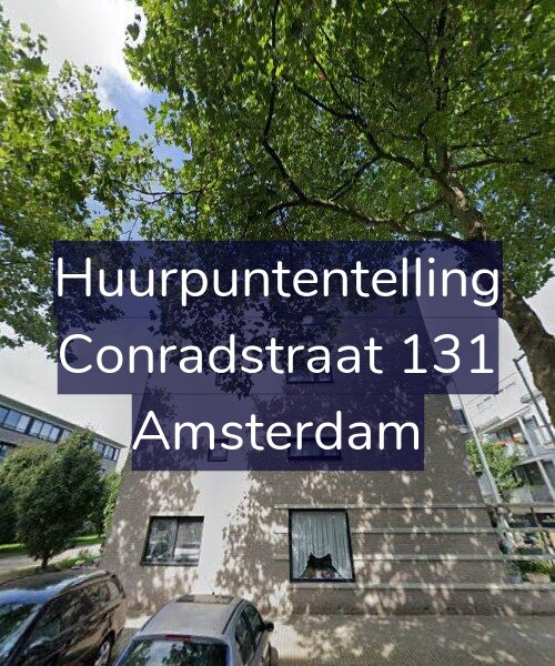 Foto gevel Huurpuntentelling voor Conradstraat 131, Amsterdam