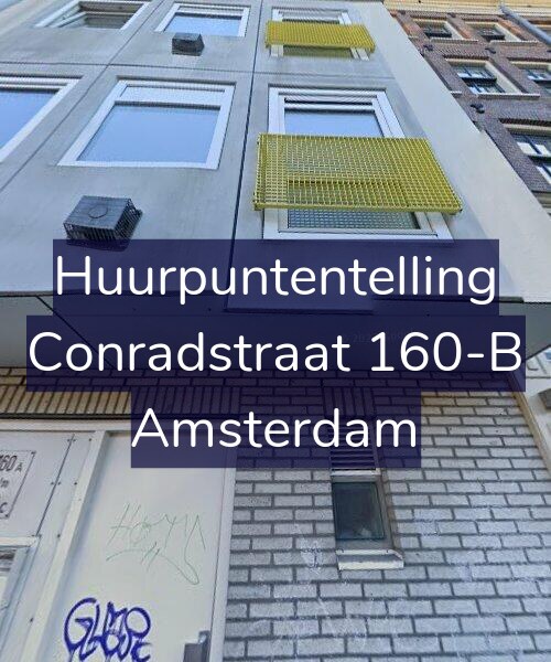 Foto gevel Huurpuntentelling voor Conradstraat 160-B, Amsterdam