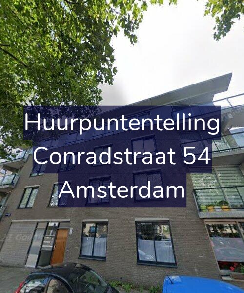 Foto gevel Huurpuntentelling voor Conradstraat 54, Amsterdam