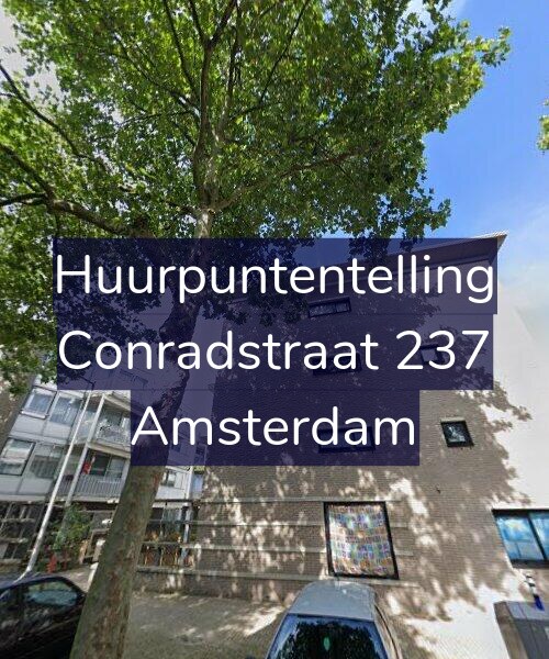 Foto gevel Huurpuntentelling voor Conradstraat 237, Amsterdam