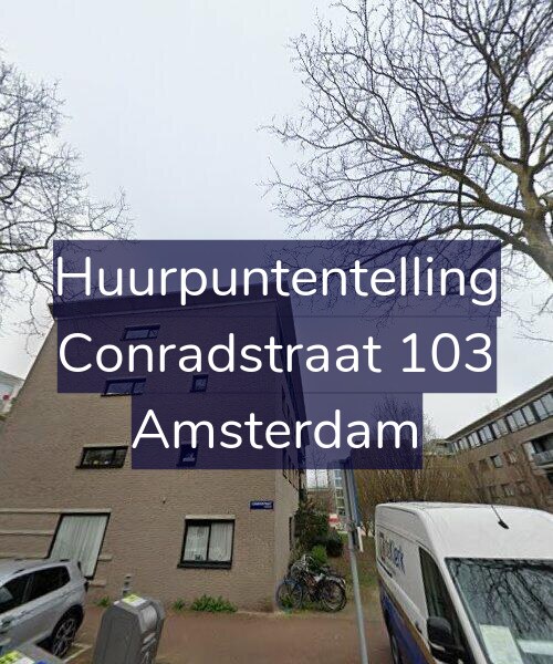 Foto gevel Huurpuntentelling voor Conradstraat 103, Amsterdam