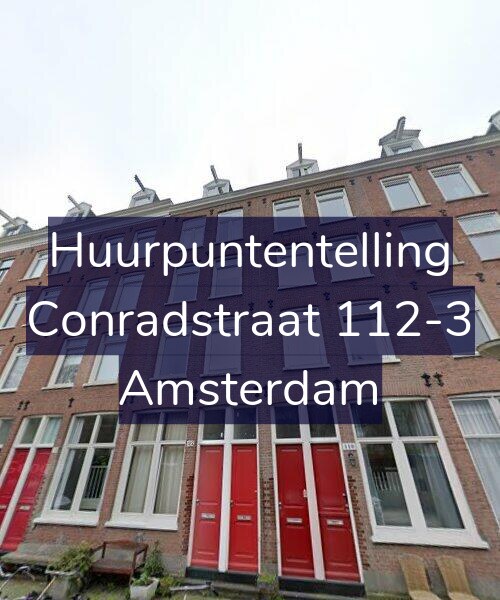 Foto gevel Huurpuntentelling voor Conradstraat 112-3, Amsterdam
