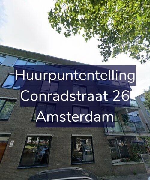 Foto gevel Huurpuntentelling voor Conradstraat 26, Amsterdam