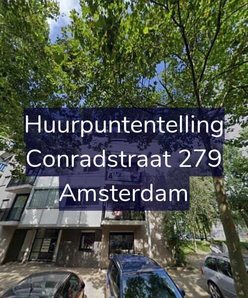 Foto gevel Huurpuntentelling voor Conradstraat 279, Amsterdam