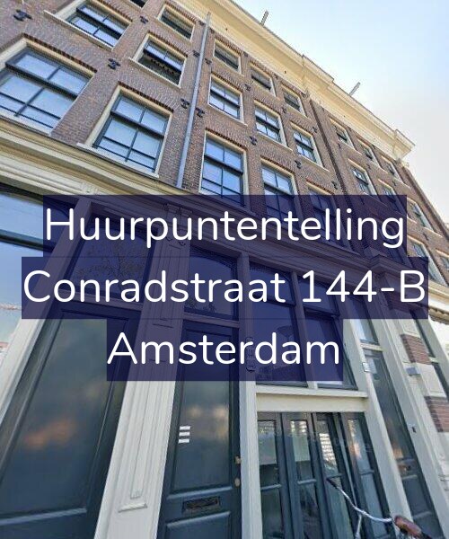 Foto gevel Huurpuntentelling voor Conradstraat 144-B, Amsterdam