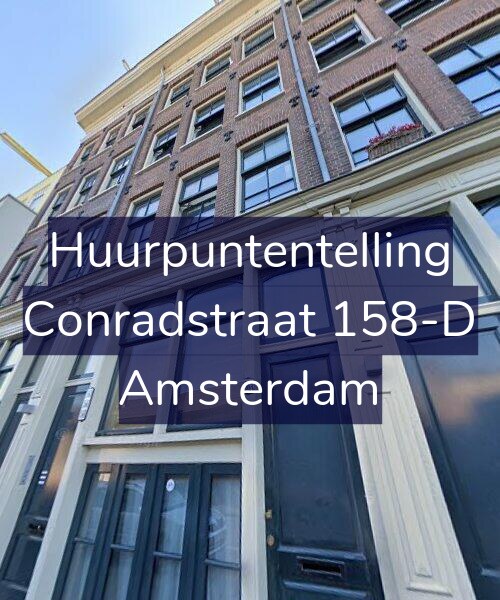 Foto gevel Huurpuntentelling voor Conradstraat 158-D, Amsterdam