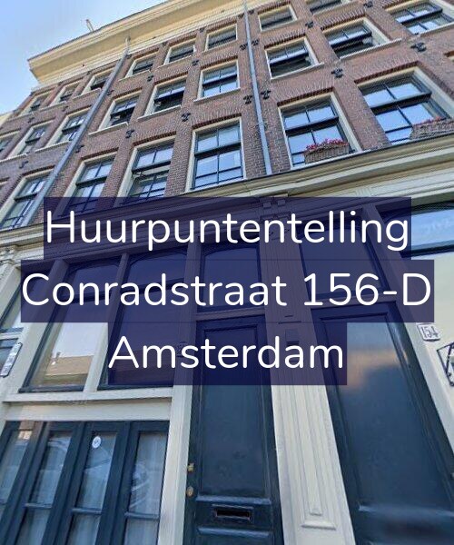 Foto gevel Huurpuntentelling voor Conradstraat 156-D, Amsterdam