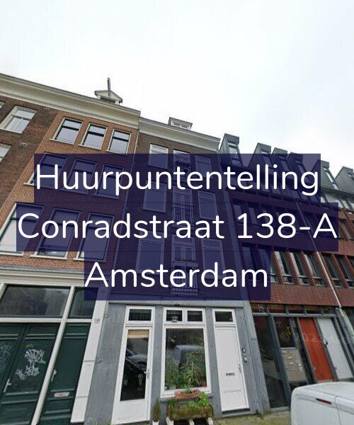 Foto gevel Huurpuntentelling voor Conradstraat 138-A, Amsterdam