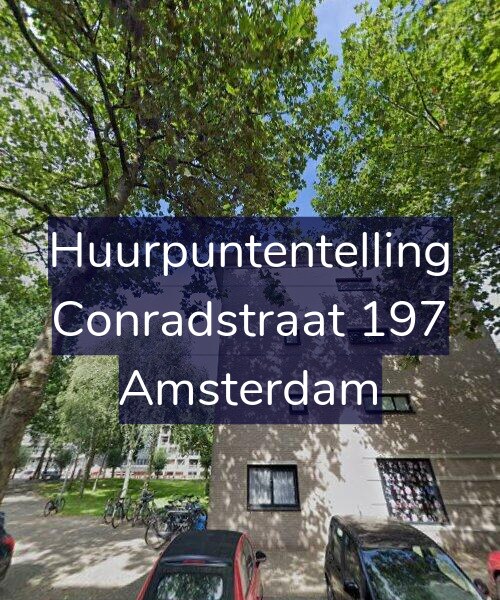 Foto gevel Huurpuntentelling voor Conradstraat 197, Amsterdam