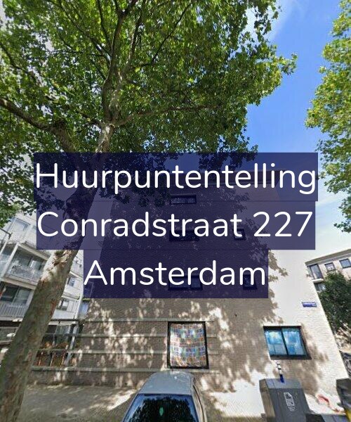Foto gevel Huurpuntentelling voor Conradstraat 227, Amsterdam