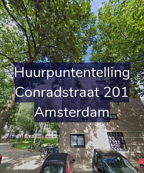 Foto gevel Huurpuntentelling voor Conradstraat 201, Amsterdam