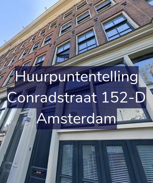 Foto gevel Huurpuntentelling voor Conradstraat 152-D, Amsterdam