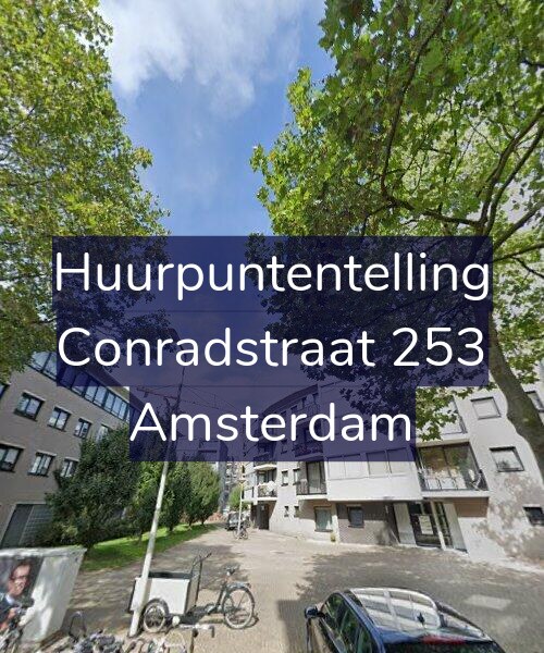 Foto gevel Huurpuntentelling voor Conradstraat 253, Amsterdam