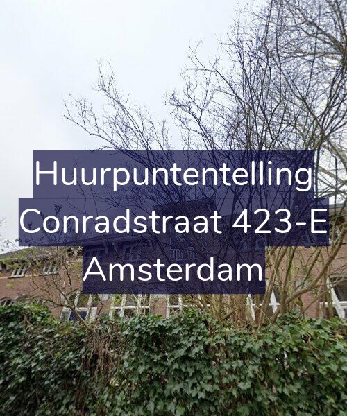 Foto gevel Huurpuntentelling voor Conradstraat 423-E, Amsterdam
