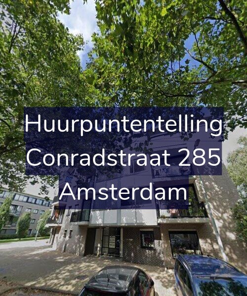 Foto gevel Huurpuntentelling voor Conradstraat 285, Amsterdam